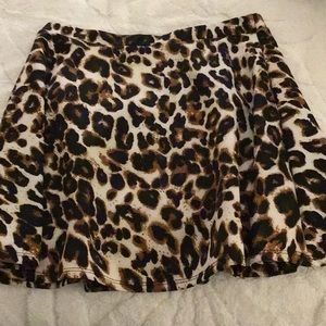 Skater skirt cheetah print